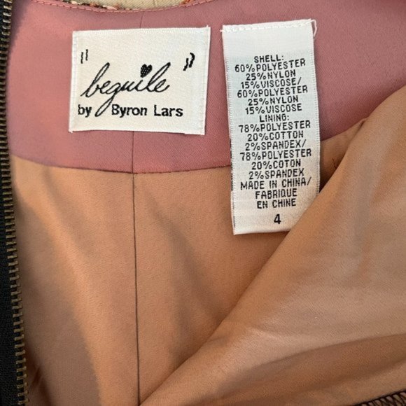 Pieced Brocade Dress Beguile Byron Lars Sz 4 - NWOT - Picture 13 of 13
